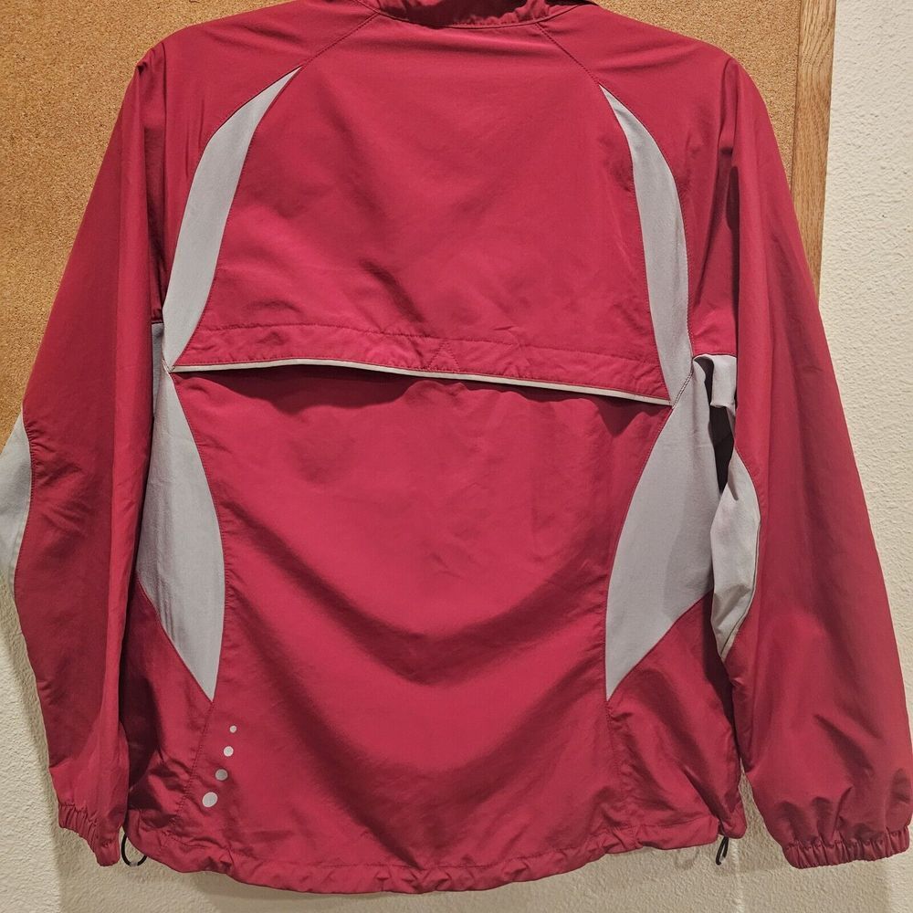 L.L.Bean Jacket Womens Medium Pink‎ Windbreaker 100% Nylon - Picture 7 of 16